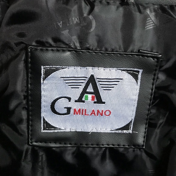 A G Milano Animal Safe Vegan Pleather Jacket - Picture 4 of 7